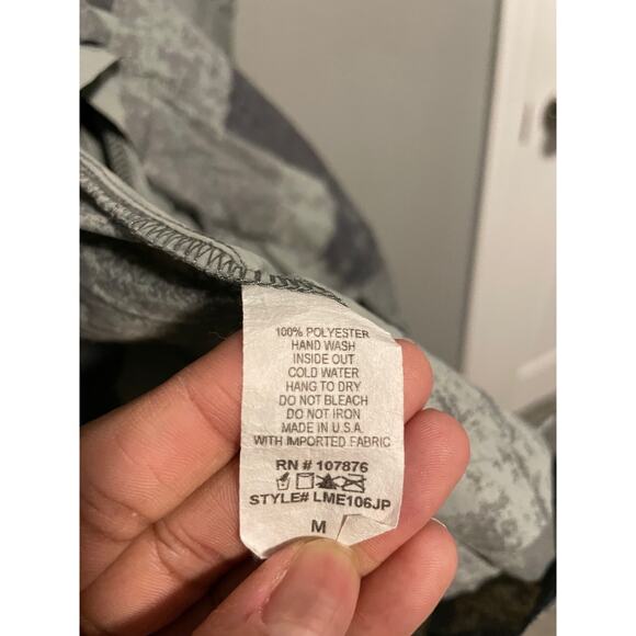 Comfy USA Womens Tunic Size Medium Gray Softshell Abstract Relaxed Lagenlook - Picture 3 of 9